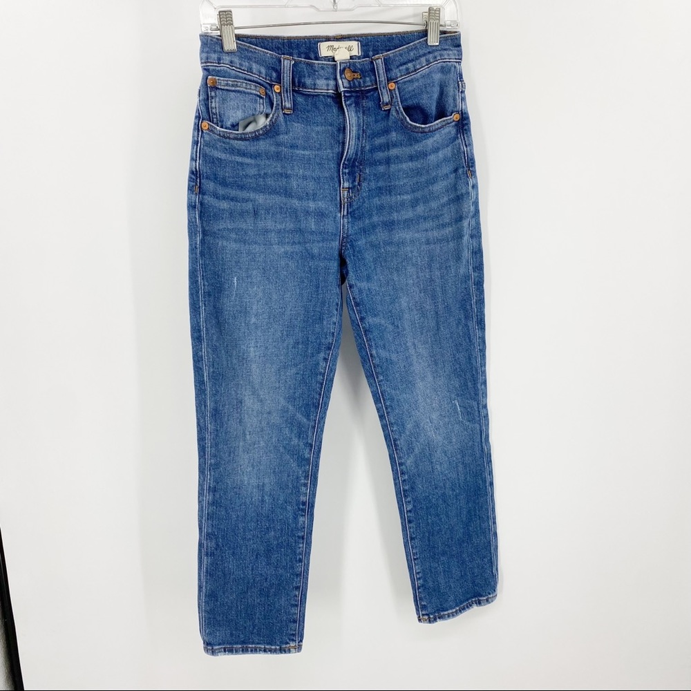 Madewell High Rise Slim Crop Boyjean 26P